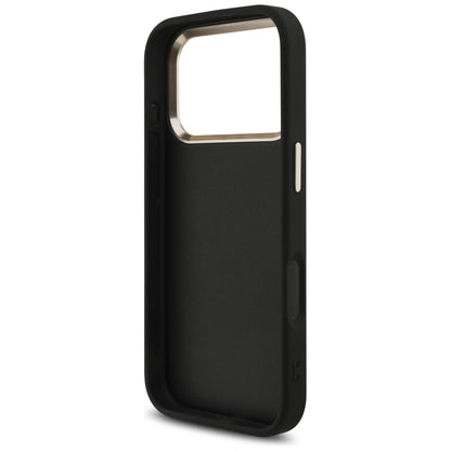 Suojakotelo Apple iPhone 17 Prolle, Guess, Big 4G Logo Classic, Musta Kulta