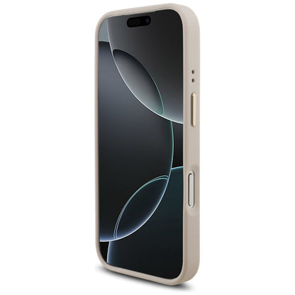 Kotelo Apple iPhone 17 Prolle, Guess, Big 4G Logo Classic, Kultainen Vaaleanpunainen