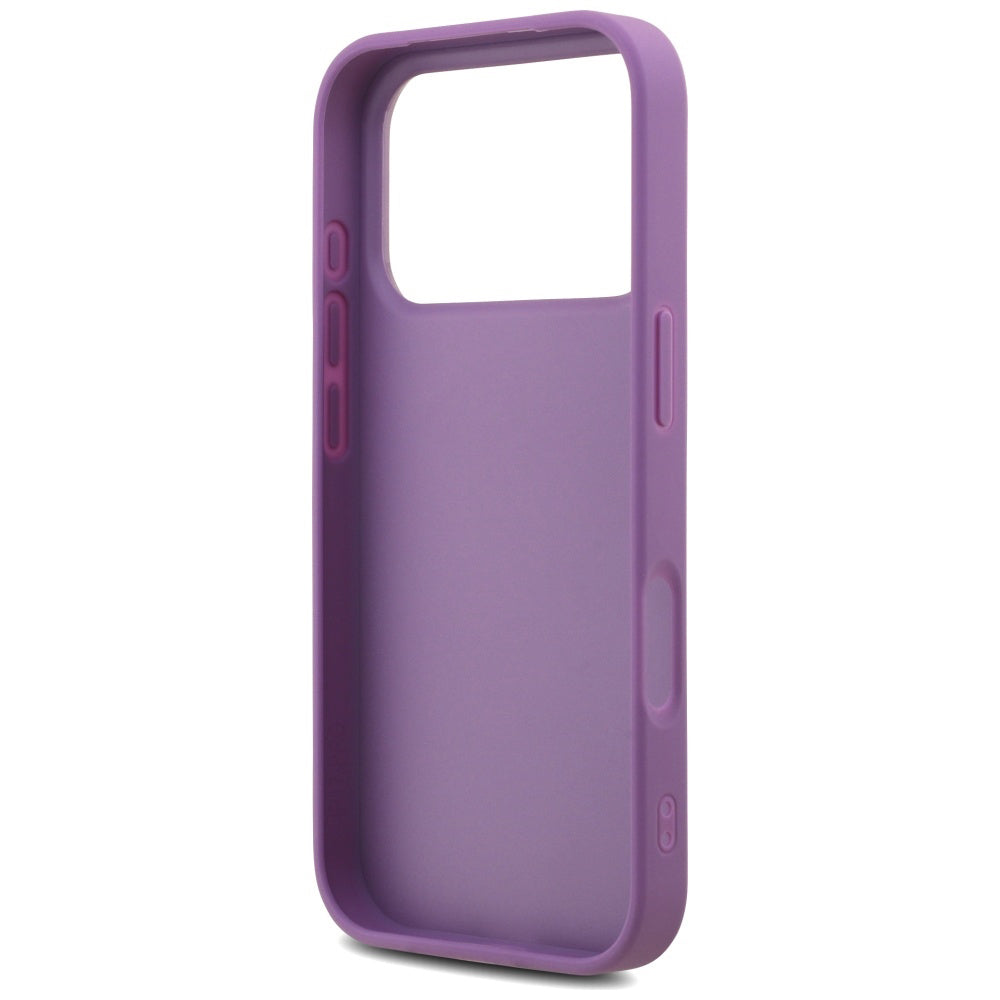 Suojakotelo Apple iPhone 17 Prolle, Guess, Fixed Glitter Big 4G, Violetti