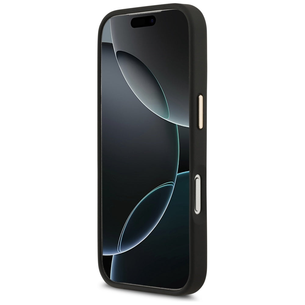 Kotelo Apple iPhone 17 Prolle, Karl Lagerfeld, Script Logo, Musta