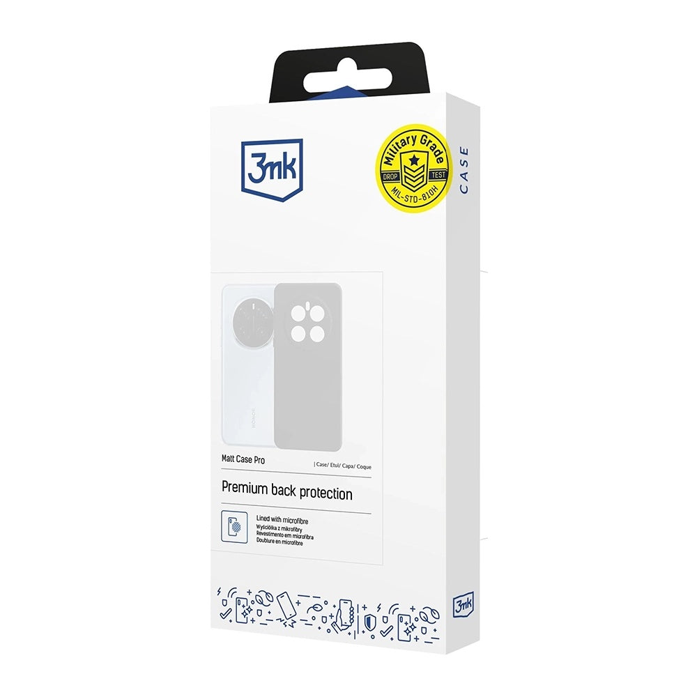 Case for Apple iPhone 17 Pro Max, 3MK, Matt Pro, Black