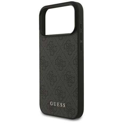 Suojakotelo Apple iPhone 17 Pro Max, Guess, 4G Classic, Musta