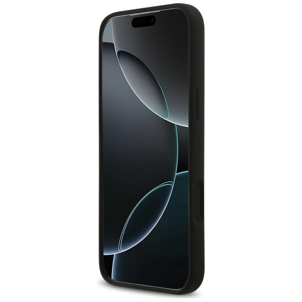 Suojakotelo Apple iPhone 17 Pro Max, Guess, Big 4G Script, Musta