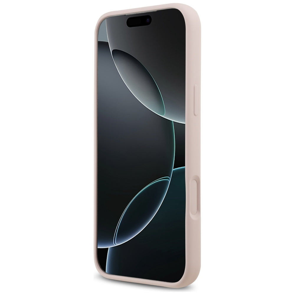 Suojakotelo Apple iPhone 17 Pro Max, Guess, Big 4G Script, Vaaleanpunainen