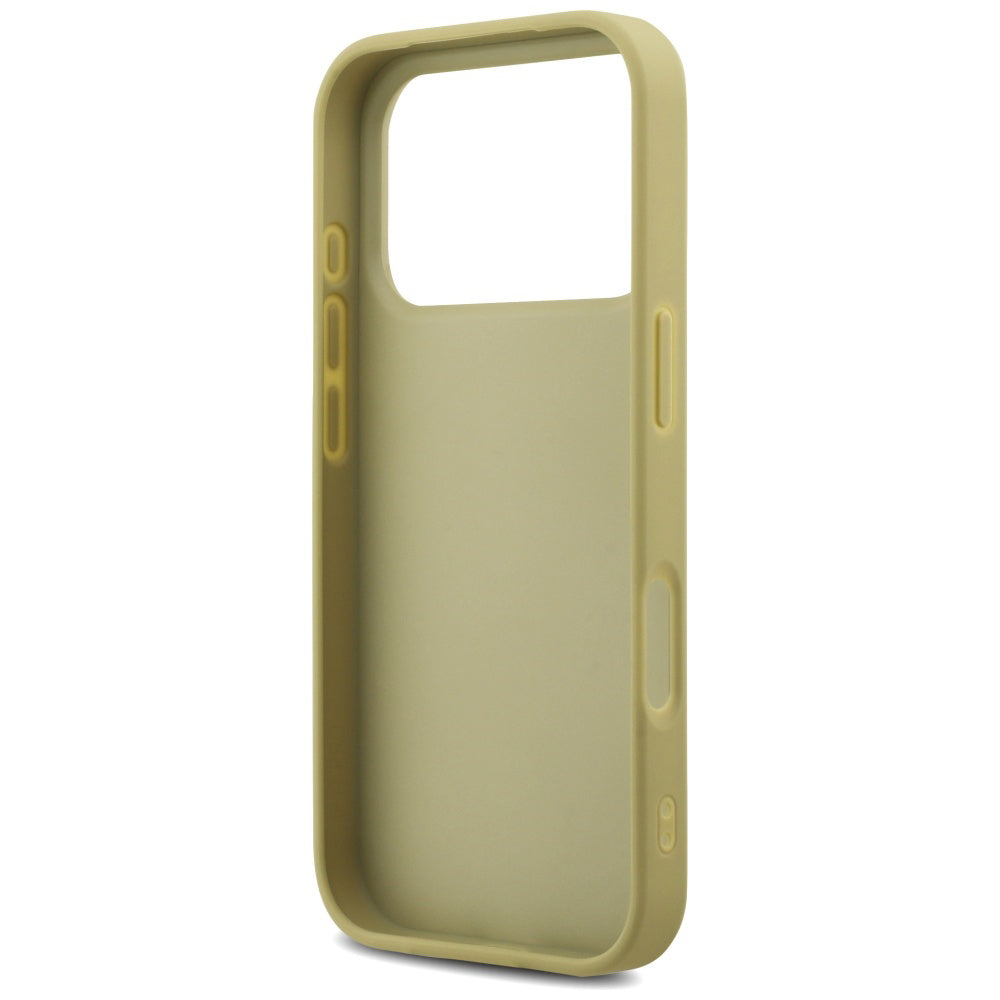 Suojakotelo Apple iPhone 17 Pro Max, Guess, Fixed Glitter Big 4G, Kultainen