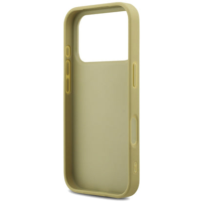 Suojakotelo Apple iPhone 17 Pro Max, Guess, Fixed Glitter Big 4G, Kultainen