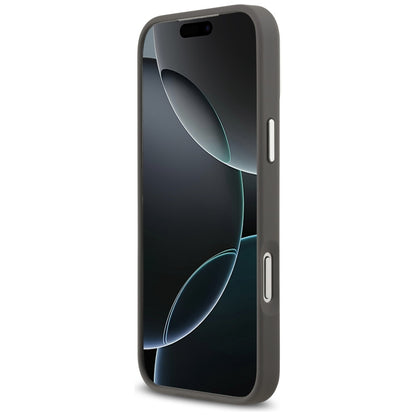 Kotelo Apple iPhone 17 Pro Max:lle, Karl Lagerfeld, Grained Karl & Choupette's Heads Pins and Logo, Harmaa