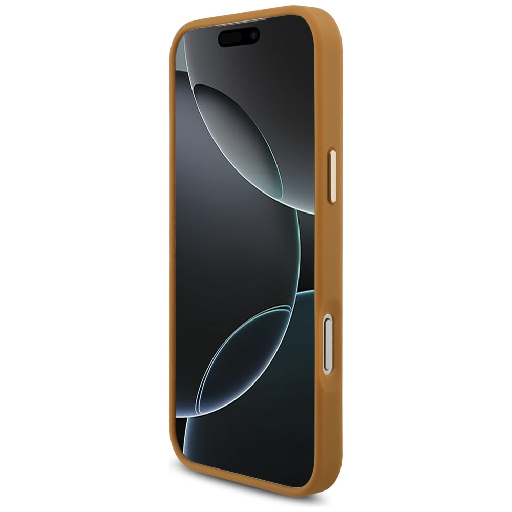 Kotelo Apple iPhone 17 Pro Max, Karl Lagerfeld, Script Logo, Ruskea