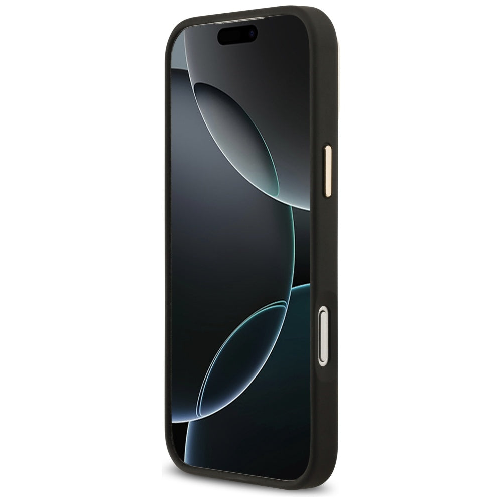 Kotelo Apple iPhone 17 Pro Max:lle, Karl Lagerfeld, Script Logo, Musta