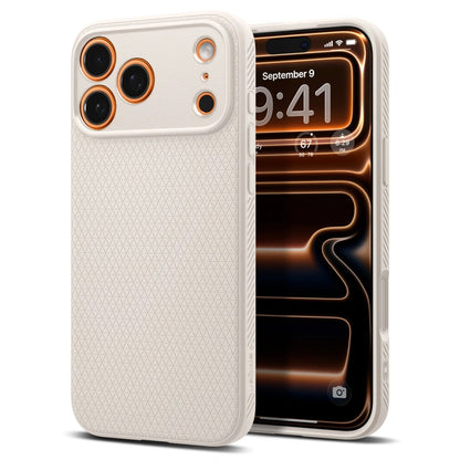Kotelo Apple iPhone 17 Pro Max:lle, Spigen, Liquid Air, Beige