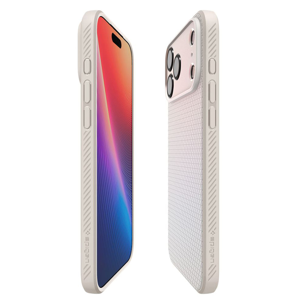Kotelo Apple iPhone 17 Pro Max:lle, Spigen, Liquid Air, Beige
