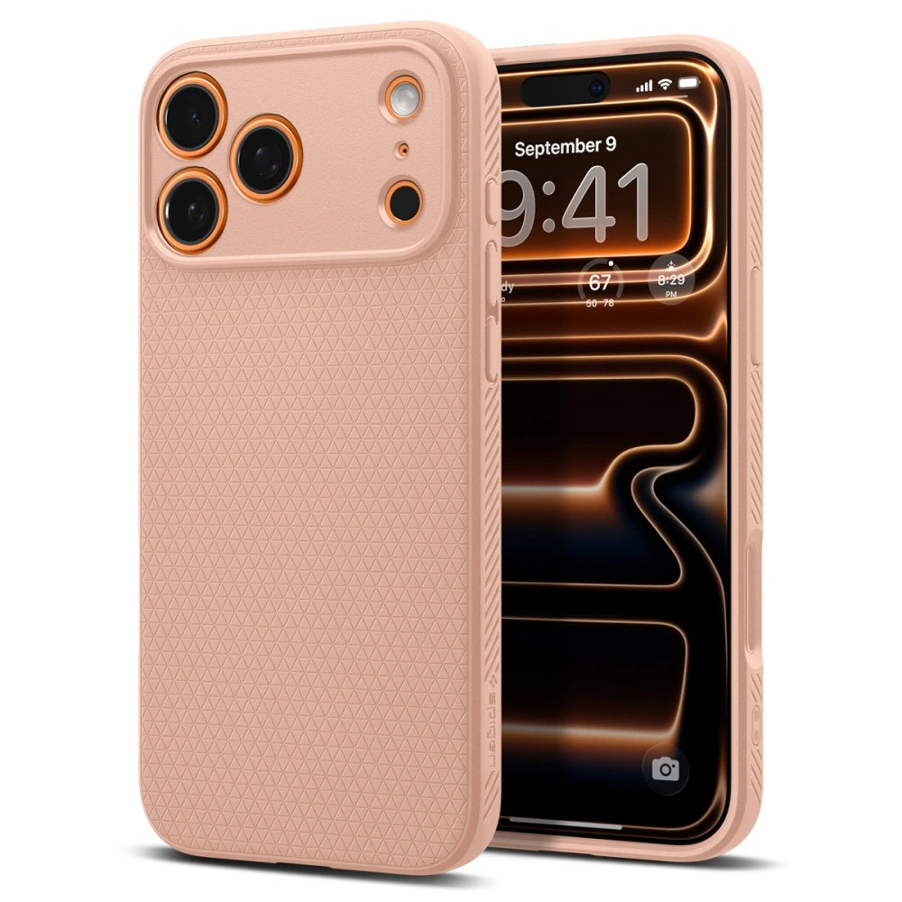 Kotelo Apple iPhone 17 Pro Max:lle, Spigen, Liquid Air, Pinkki
