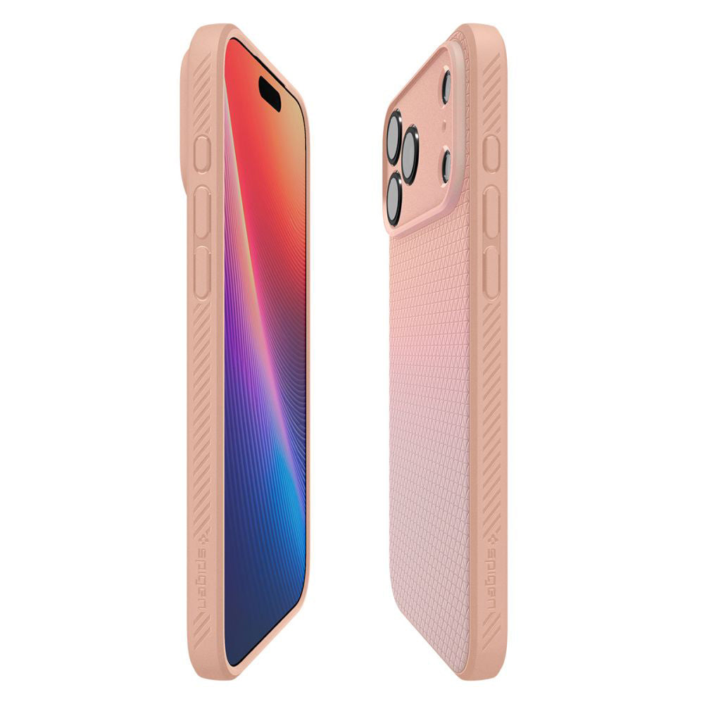 Kotelo Apple iPhone 17 Pro Max:lle, Spigen, Liquid Air, Pinkki