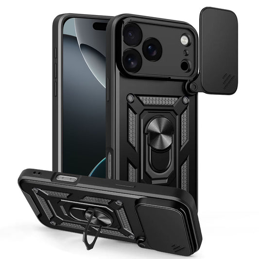 Kotelo Apple iPhone 17 Pro Max, Techsuit, CamShield, Musta