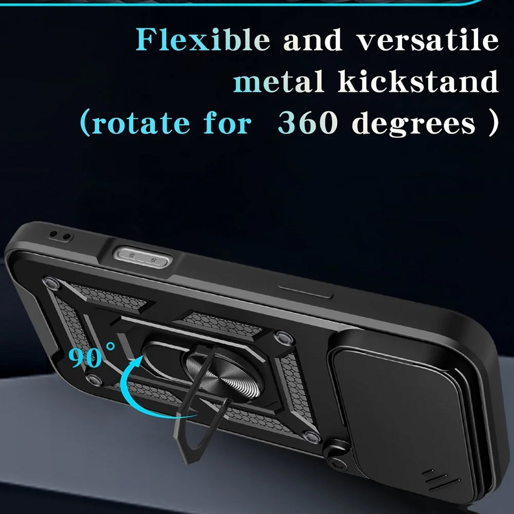 Kotelo Apple iPhone 17 Pro Max, Techsuit, CamShield, Musta