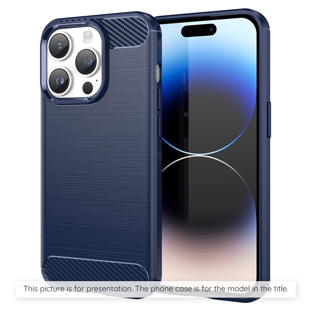 Suojakotelo Apple iPhone 17 Pro Max, Techsuit, Carbon, Sininen