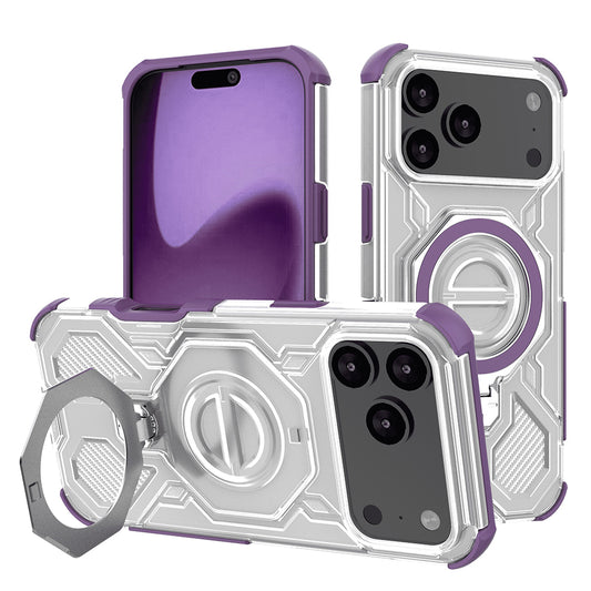 Suojakotelo Apple iPhone 17 Pro Max:lle, Techsuit, Carbon Shield Pro, Violetti
