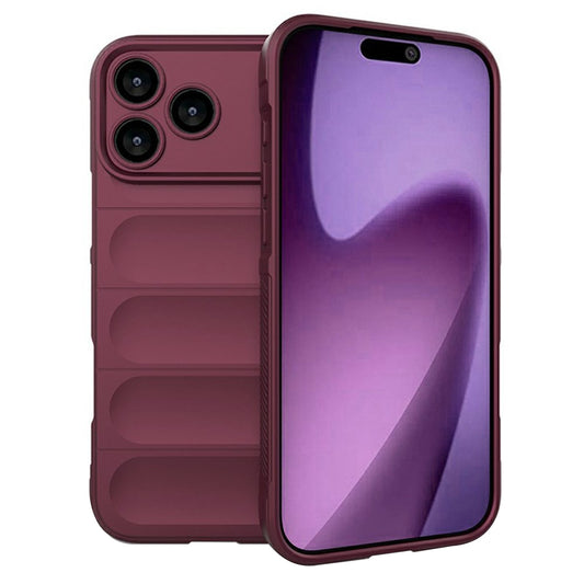 Kotelo Apple iPhone 17 Pro Max:lle, Techsuit, Magic Shield, Kirsikanpunainen