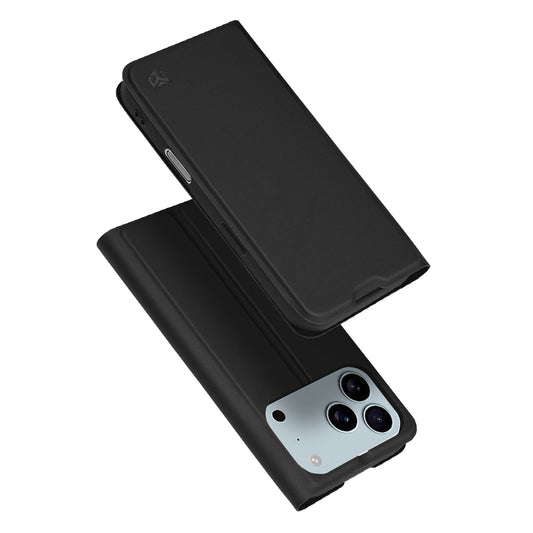 Suojakotelo Apple iPhone 17 Pro Max, Techsuit, Magskin Book, Musta