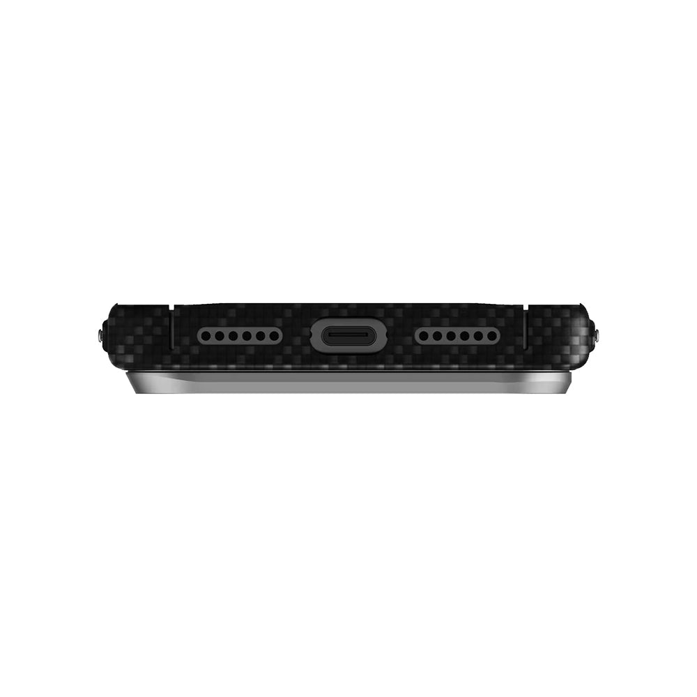 MagSafe-kotelo Apple iPhone 17 Pro Maxille, UNIQ, Keva MagClick, Tummanharmaa
