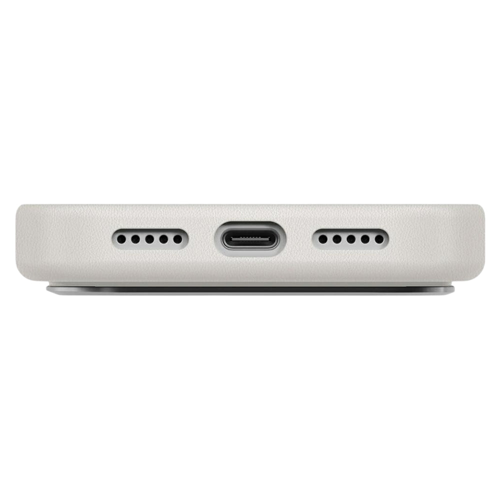 Suojakotelo Apple iPhone 17 Pro Max, UNIQ, Lyden Leatherette, Harmaa