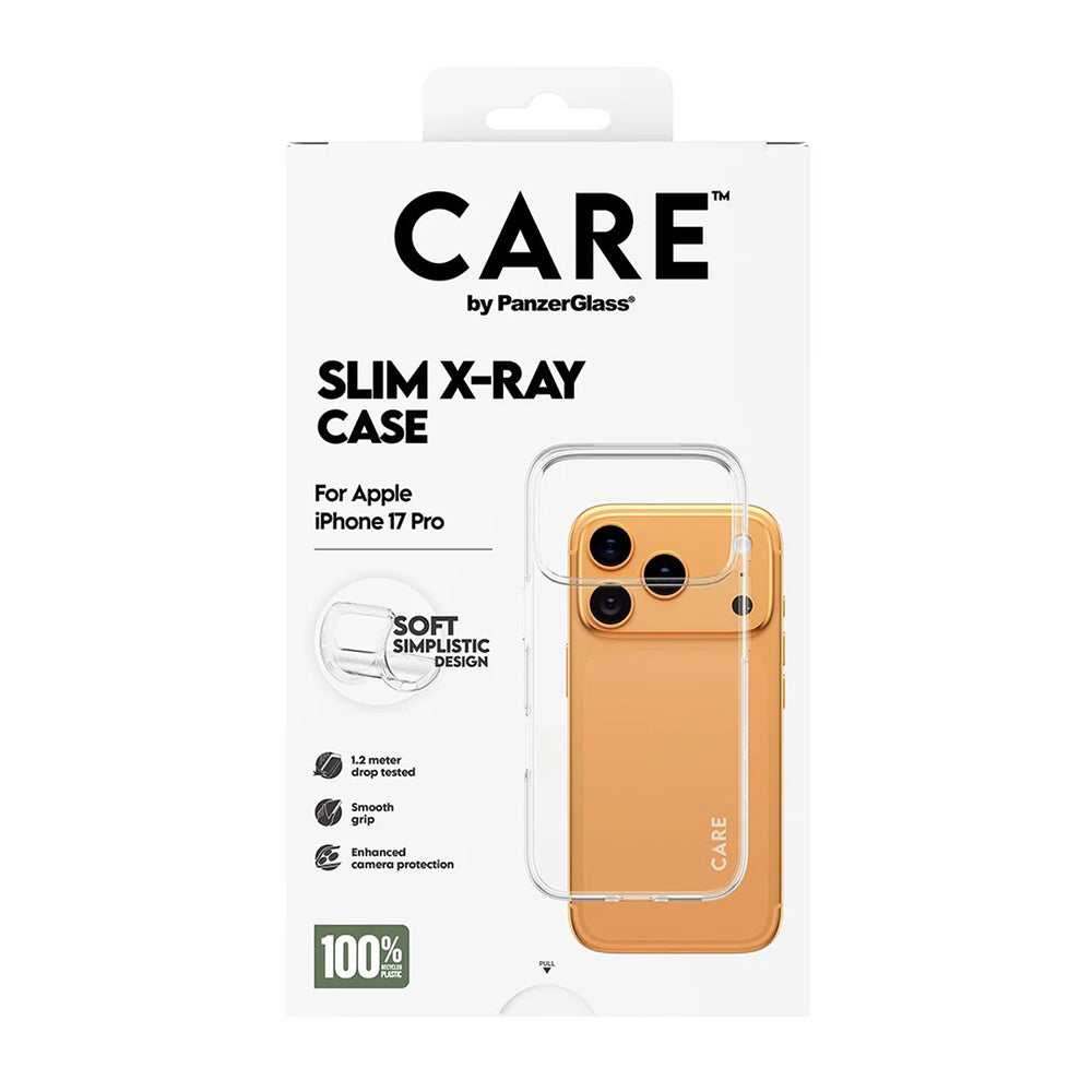 Suojakotelo Apple iPhone 17 Prolle, PanzerGlass, Care Fashionable X-ray, Läpinäkyvä