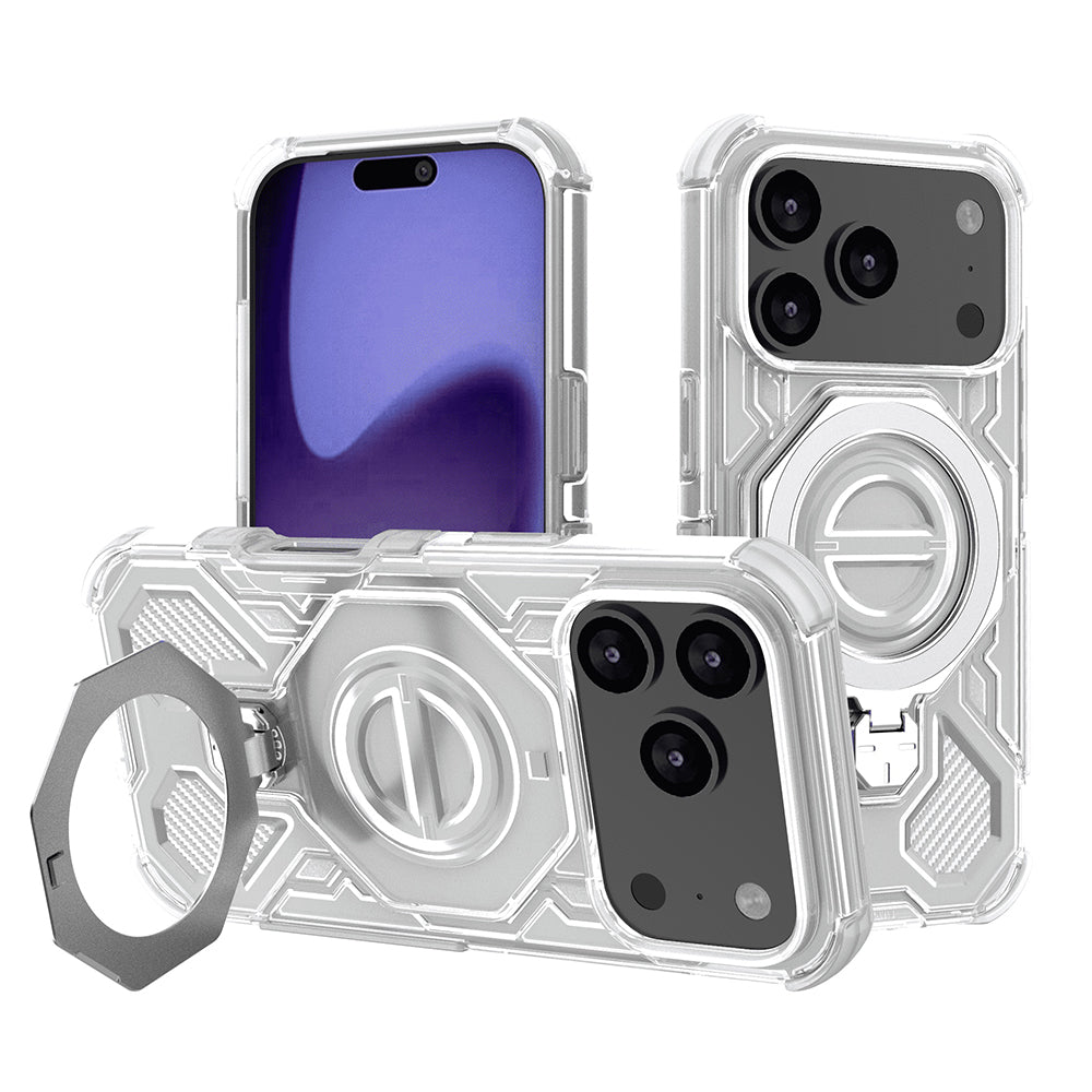 Kotelo Apple iPhone 17 Prolle, Techsuit, Carbon Shield Pro, Valkoinen