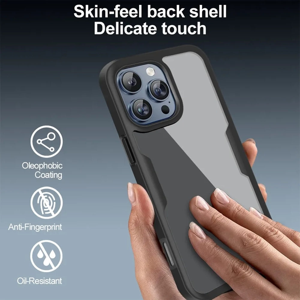 Kotelo Apple iPhone 17 Prolle, Techsuit, ColorVerse 360, Musta