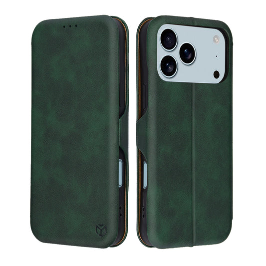 Kotelo Apple iPhone 17 Prolle, Techsuit, Safe Wallet Plus, Vihreä