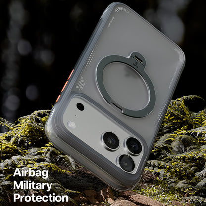 Case for Apple iPhone 17 Pro, Torras, Ostand Spin Air, Gray