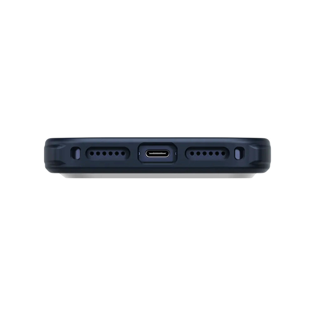 MagSafe-kotelo Apple iPhone 17 Prolle, UNIQ, Keva MagClick, Tummansininen