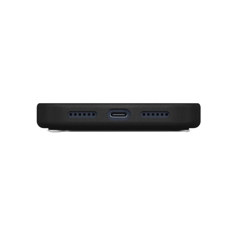 Suojakotelo Apple iPhone 17 Prolle, UNIQ, Lyden Leatherette, Musta