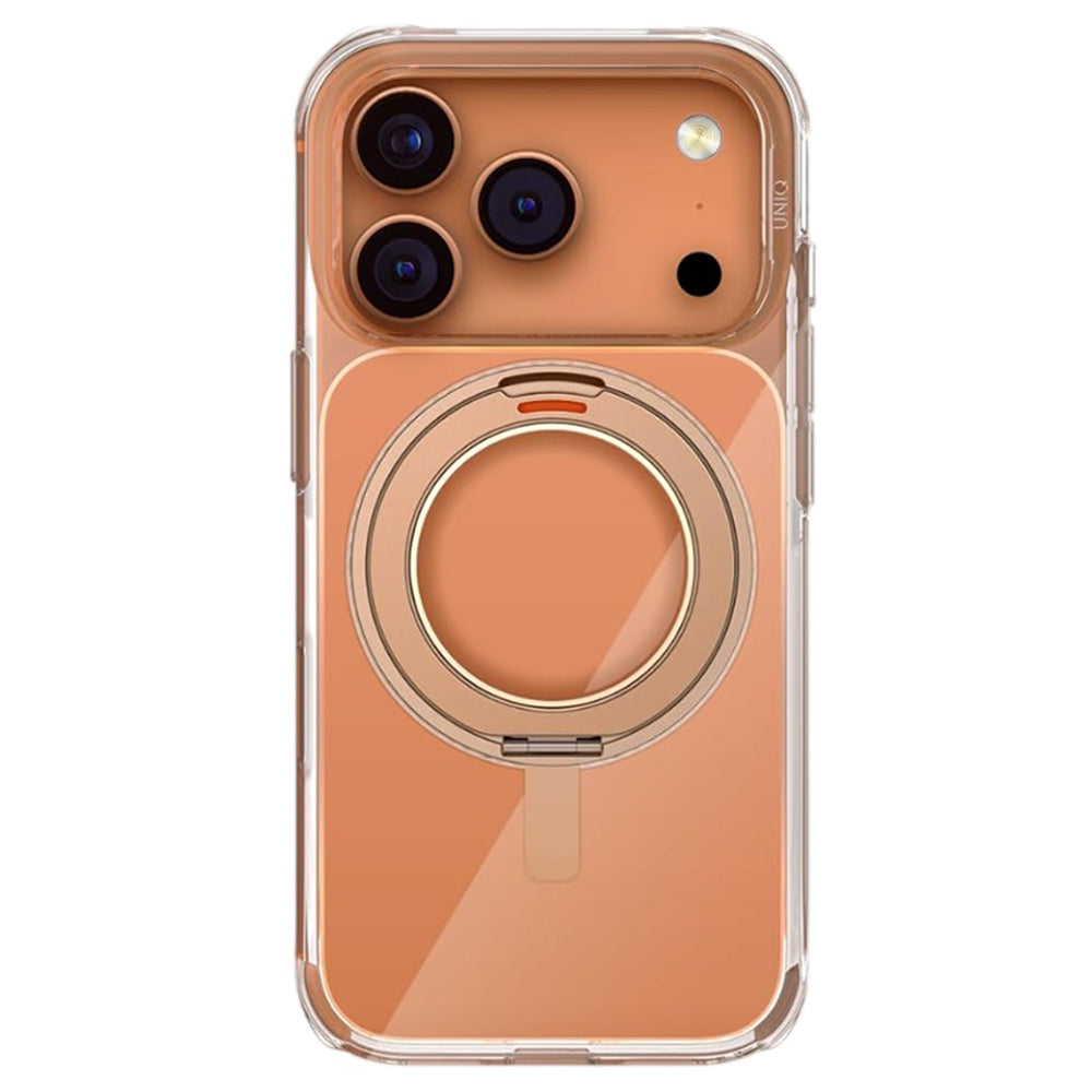 Kotelo Apple iPhone 17 Prolle, UNIQ, Swivix, Kultainen