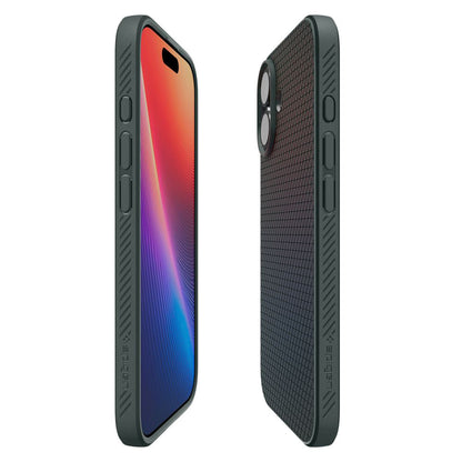 Suojakotelo Apple iPhone 17:lle, Spigen, Liquid Air, Vihreä
