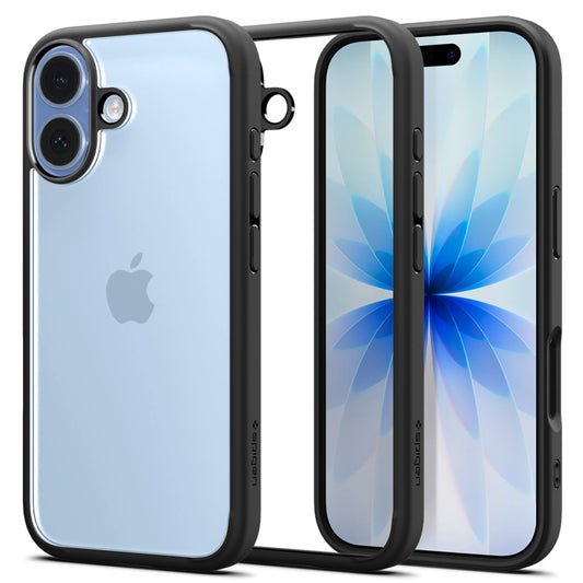 Suojakotelo Apple iPhone 17:lle, Spigen, Ultra Hybrid, Mattamusta