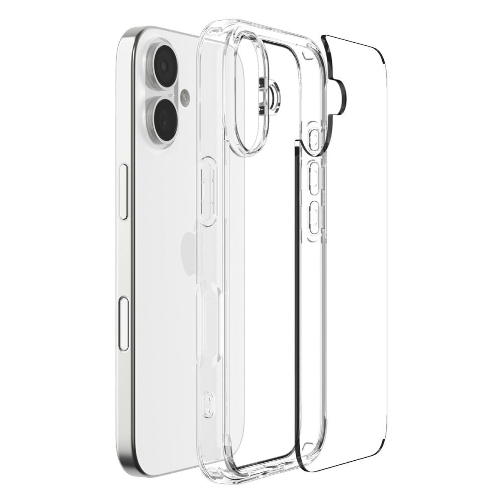 Kotelo Apple iPhone 17:lle, Spigen, Ultra Hybrid, Läpinäkyvä