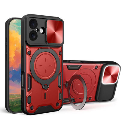 Kotelo Apple iPhone 17:lle, Techsuit, CamGuard Pro, Punainen