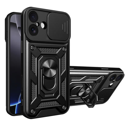 Kotelo Apple iPhone 17:lle, Techsuit, CamShield, Musta