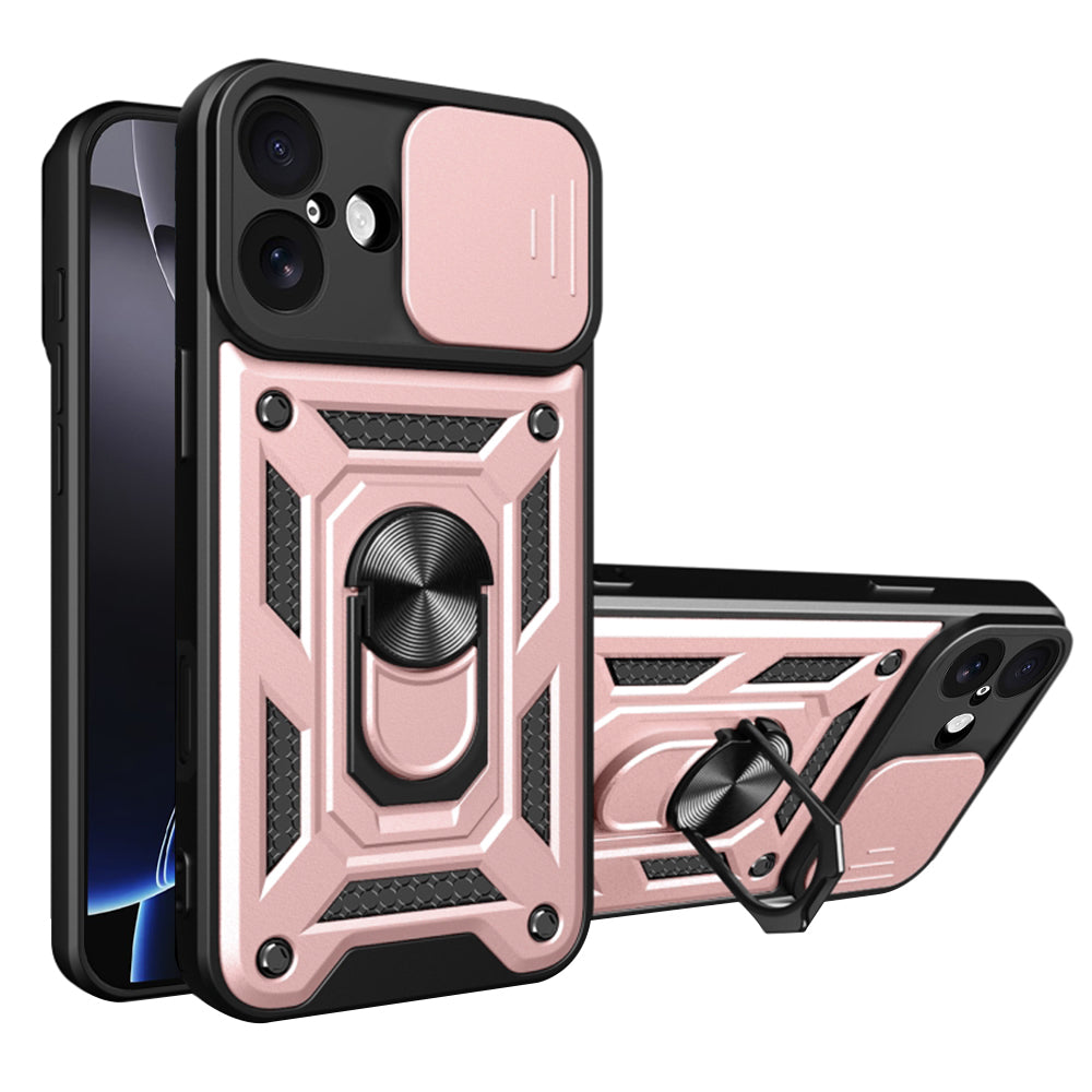 Kotelo Apple iPhone 17:lle, Techsuit, CamShield, Pinkki