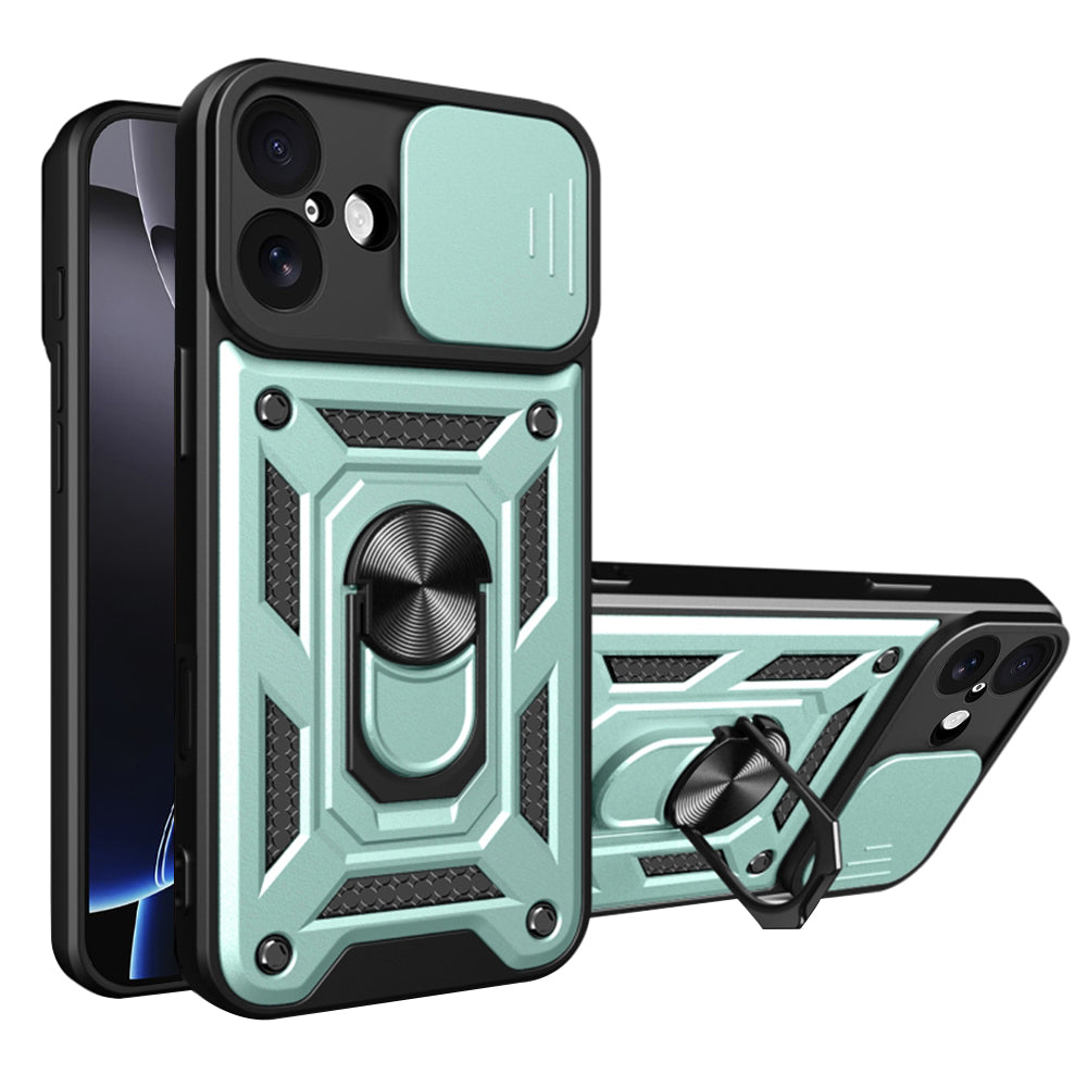 Kotelo Apple iPhone 17:lle, Techsuit, CamShield, Vihreä