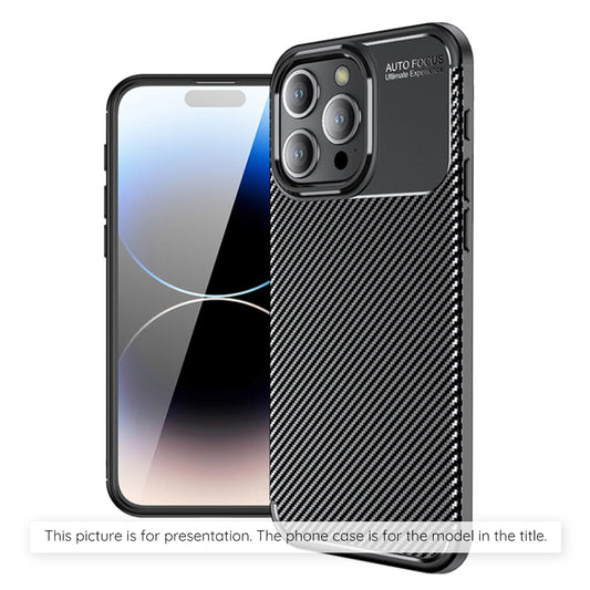 Suojakotelo Apple iPhone 17:lle, Techsuit, CarbonFiber, Musta