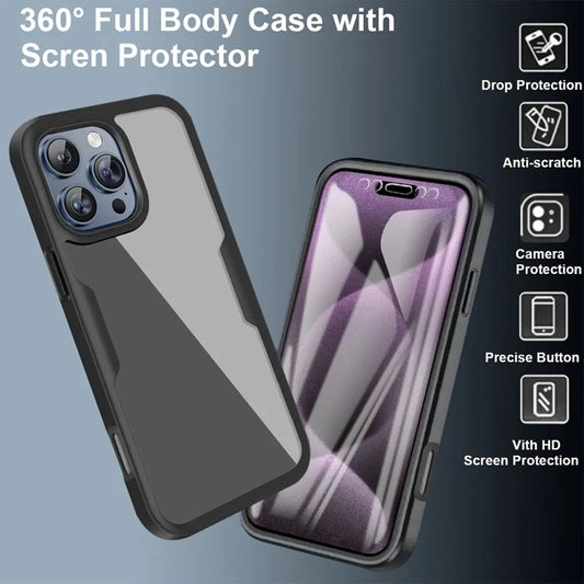 Kotelo Apple iPhone 17:lle, Techsuit, ColorVerse 360, Sininen