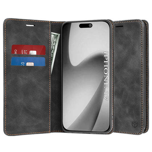Kotelo Apple iPhone 17:lle, Techsuit, Confy, Musta
