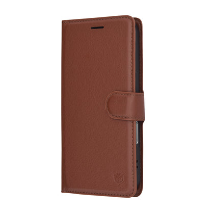 Kotelo Apple iPhone 17:lle, Techsuit, Leather Folio, Ruskea