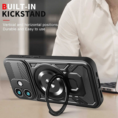 Kotelo Apple iPhone 17:lle, Techsuit, RuggedCam, Violetti