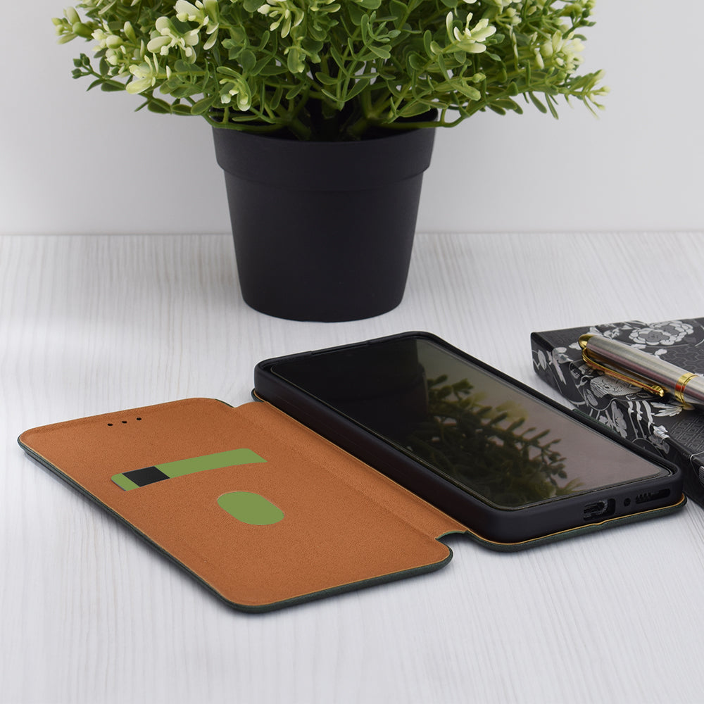Kotelo Apple iPhone 17:lle, Techsuit, Safe Wallet Plus, Vihreä
