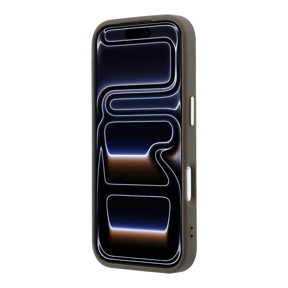 Kuori Apple iPhone 18 Pro / 17 Pro, Guess, 4G Big Resin Logo, Ruskea