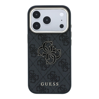 Kuori Apple iPhone 18 Pro / 17 Pro, Guess, 4G Big Resin Logo, Musta