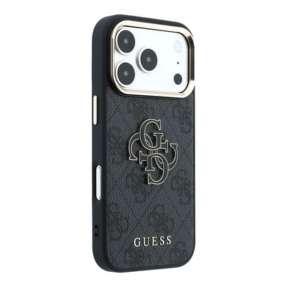 Kuori Apple iPhone 18 Pro / 17 Pro, Guess, 4G Big Resin Logo, Musta