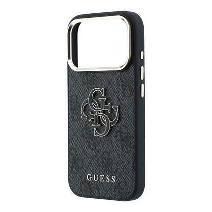 Kuori Apple iPhone 18 Pro / 17 Pro, Guess, 4G Big Resin Logo, Musta